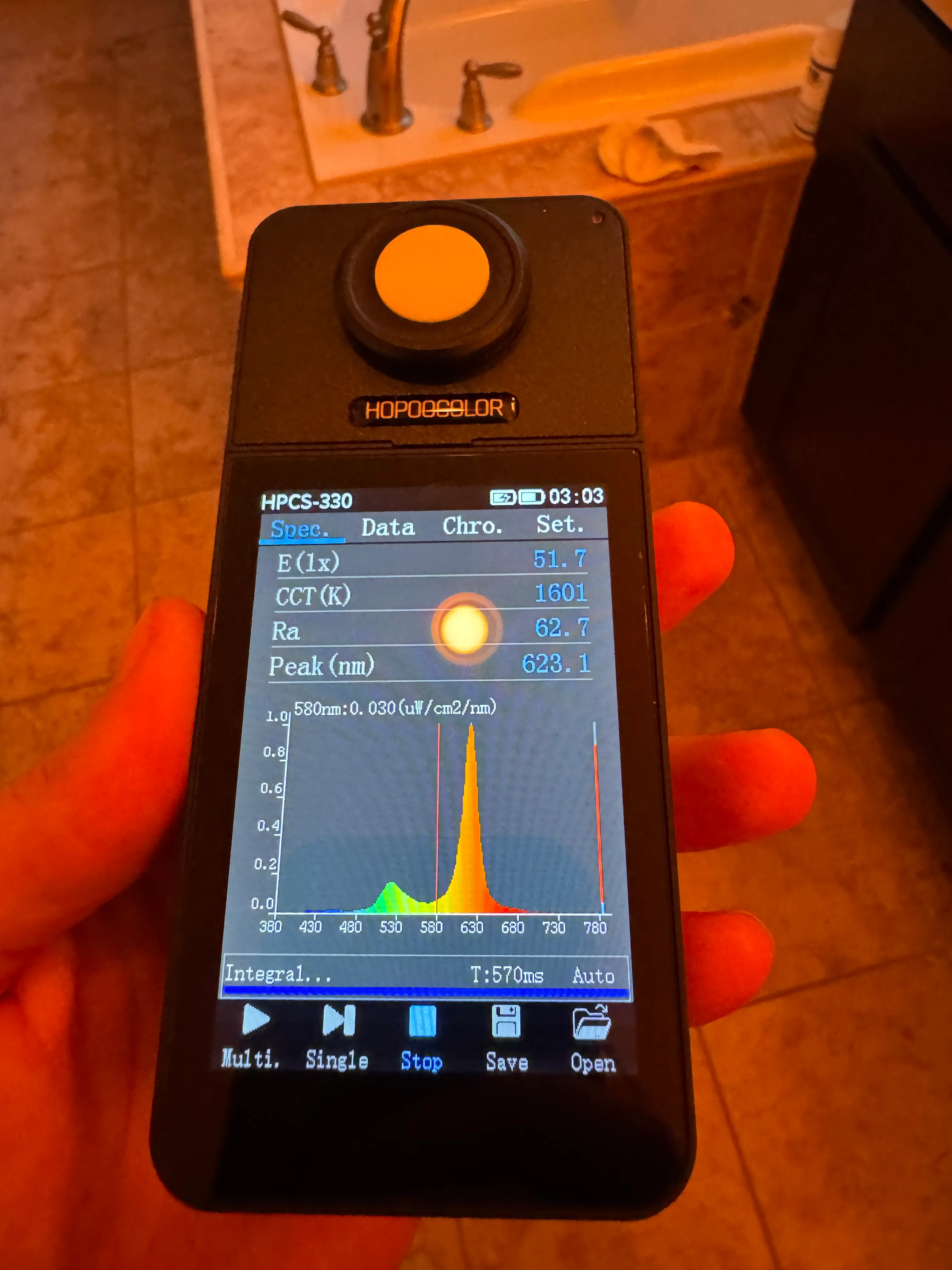 Philips Hue evening amber candlelight