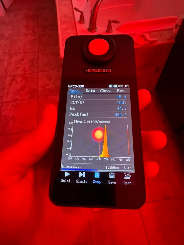 Philips Hue nighttime red light